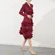 Gold Pleated Gown Chinese Clothing Manufacturers by Pleats Clothing 5