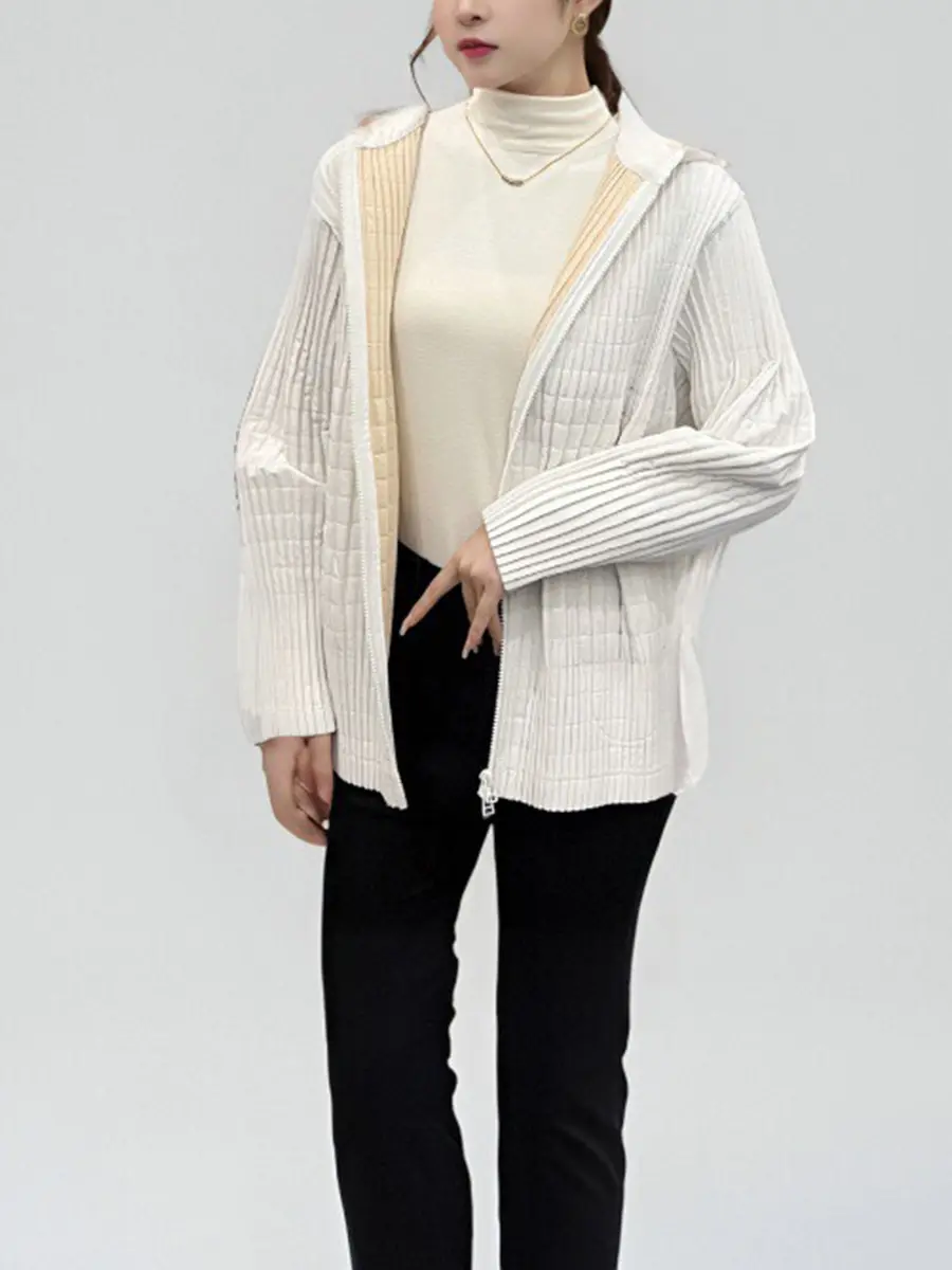 Pleated Knit Cardigan Optional (You Can Buy Samples to Check the Quality Before Placing an Order) by Pleats Clothing 4