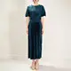 Red Pleated Gown Breathable by Pleats Clothing 7