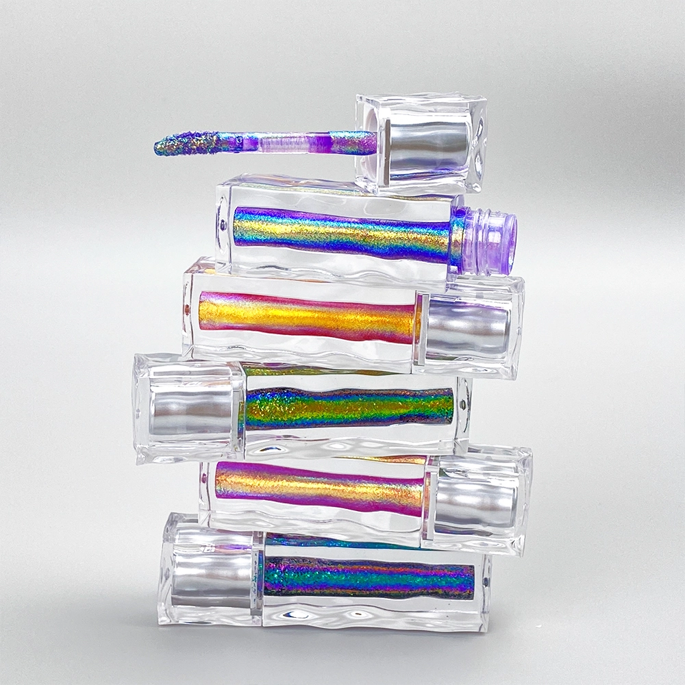 Mlm Custom Makeup Private Label Ultra Glitter Long Waterproof Lip Plumping Gradient Color Tanning Cosmetics Chameleon Lip Gloss 1