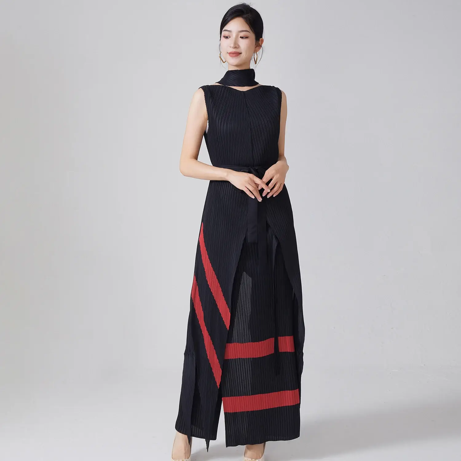 Pleated Tiered Ruffled Strapless Gown 7-10 Working Days - - Pleats Clothing 5