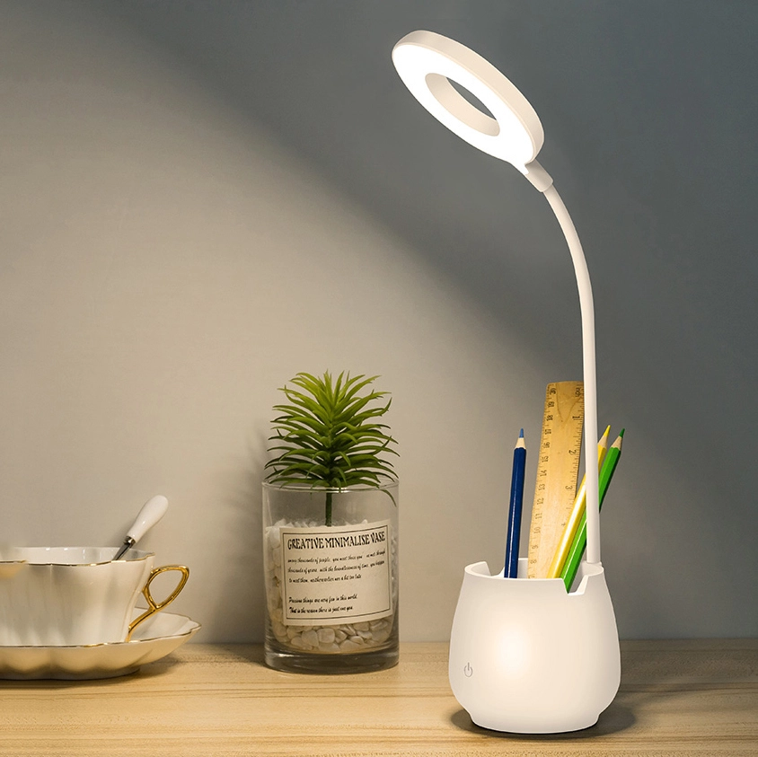 Gl-162c Plug-in Creative Touch Three Temperature Eye Protection No Bluelight Night Light Led Table Lamp For Bedroom Reading 1