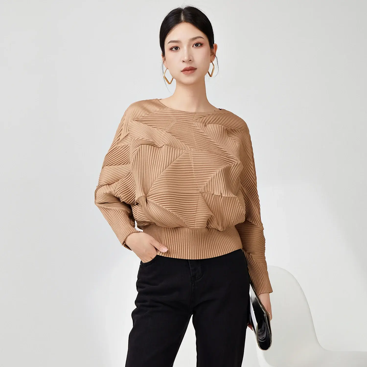 Tall Pleated Mini Skirt About 5-10Days by Pleats Clothing 1