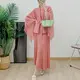 Long Sleeve Pleated High Neck Gown Accept Customized Color - - Pleats Clothing 6