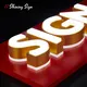 Front and Back Lit Channel Letters Shops - - Shining Sign 2