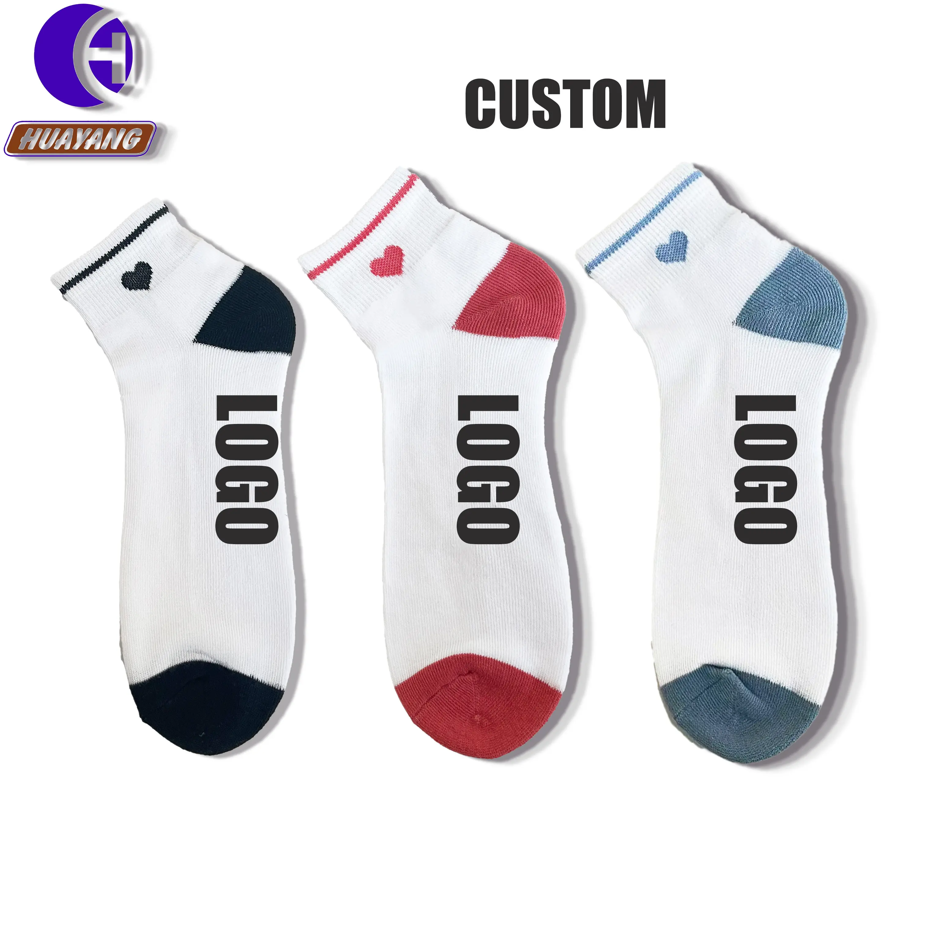 Mens Sneaker Socks Kids Polyester Sports Socks by Huayang 1