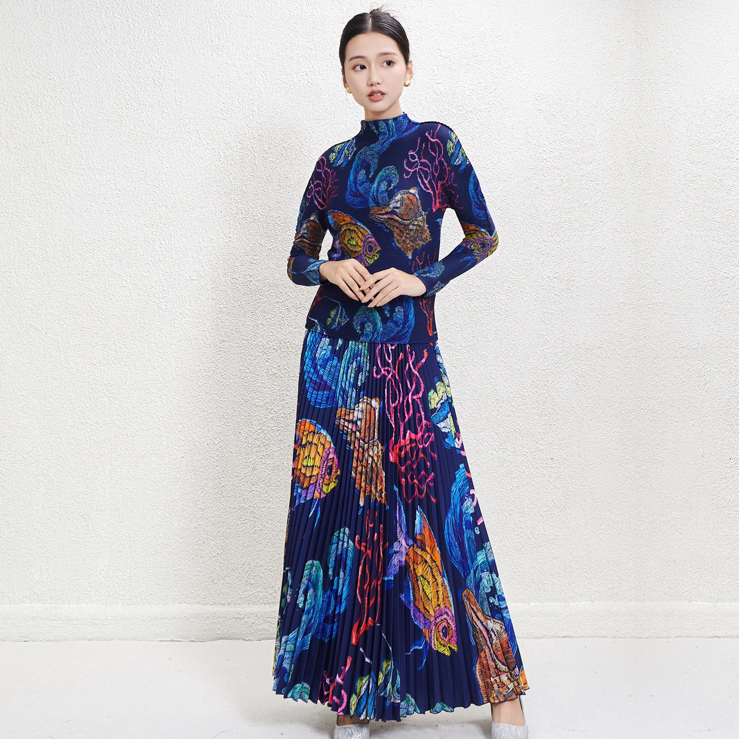 White Pleated Gown Pay with the World’s Most Payment Methods. by Pleats Clothing 4