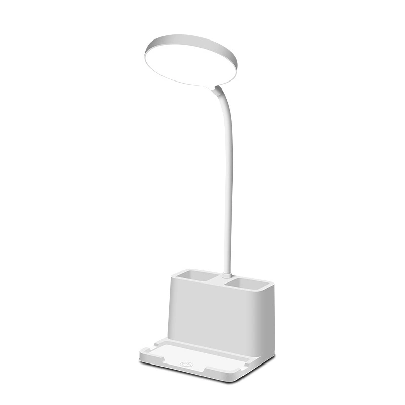 GL-1083C plug in multifunction touch dimmable night light Table Lamps with Phone and Pen Holder for bedroom reading study1 1