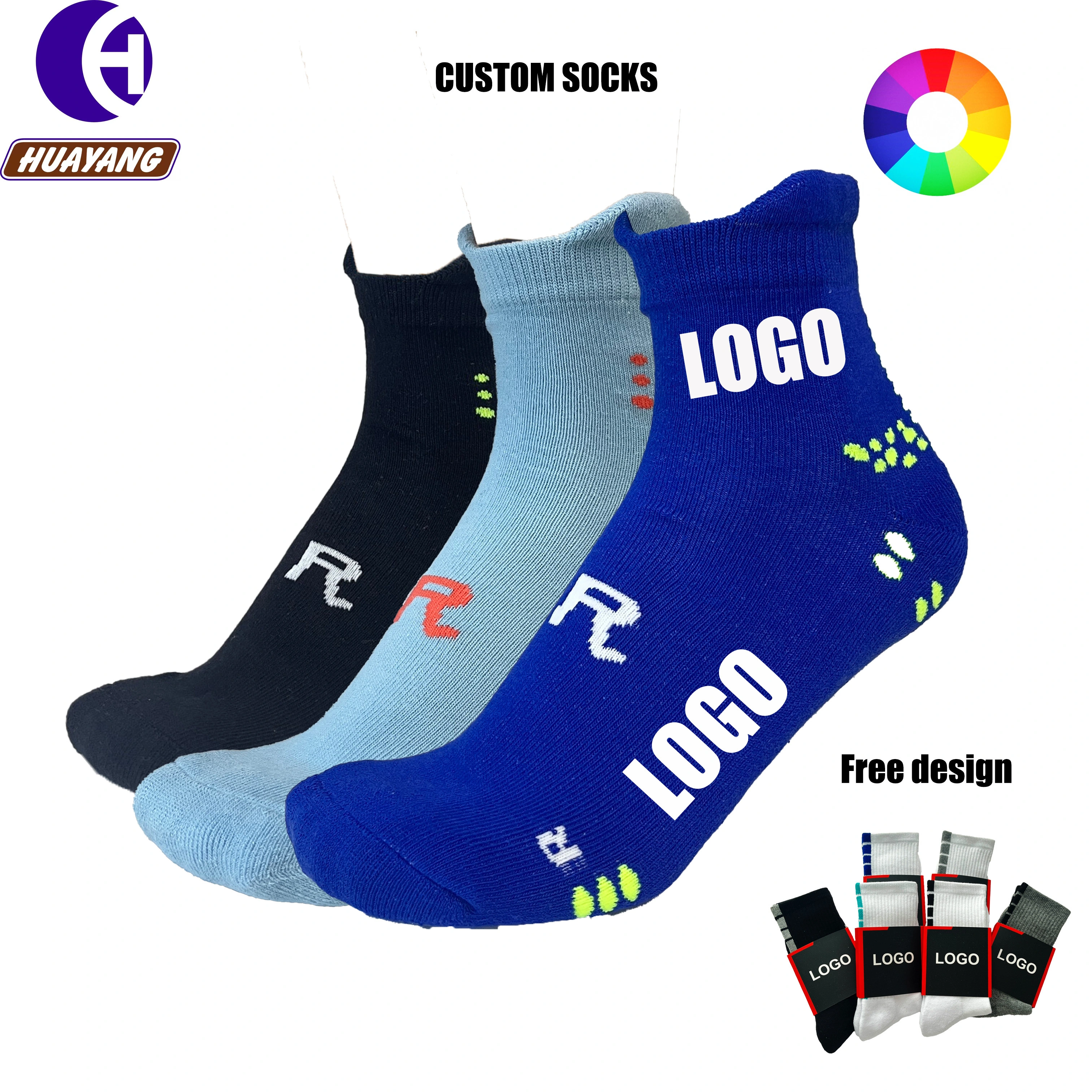 Chaussettes de sport personnalisées de haute qualité – Taille, logo, options de couleur 1