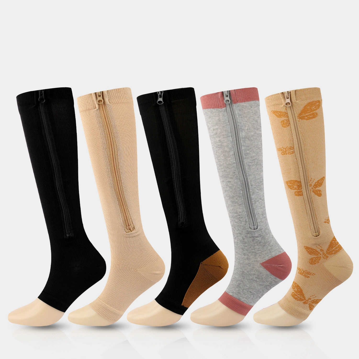 Nylon Compression Sports Socks for Men and Women - Custom Sizes Available 1