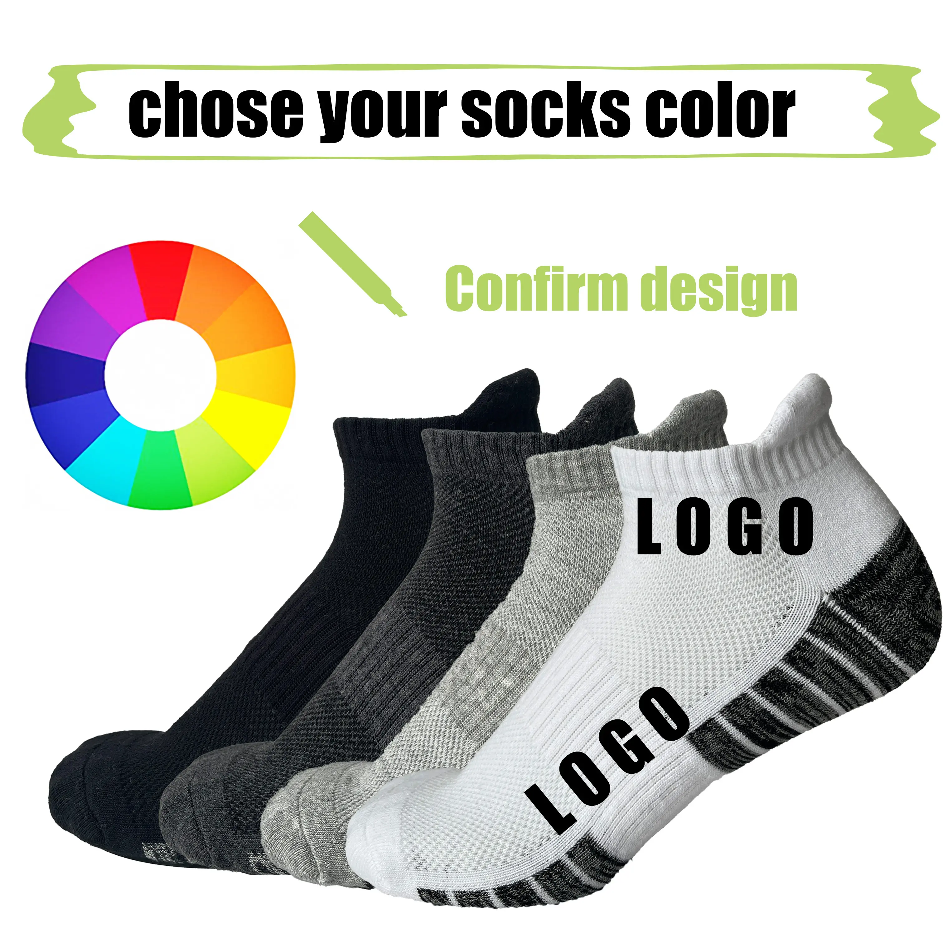 Mens Sports Socks Sport Athletic Socks - - Huayang 4