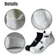 Mens White Sports Socks Thick by Huayang 3