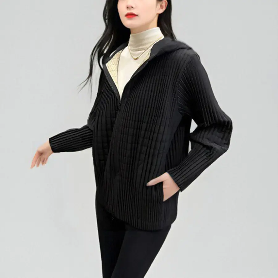 Pleated Knit Cardigan Optional (You Can Buy Samples to Check the Quality Before Placing an Order) by Pleats Clothing 2