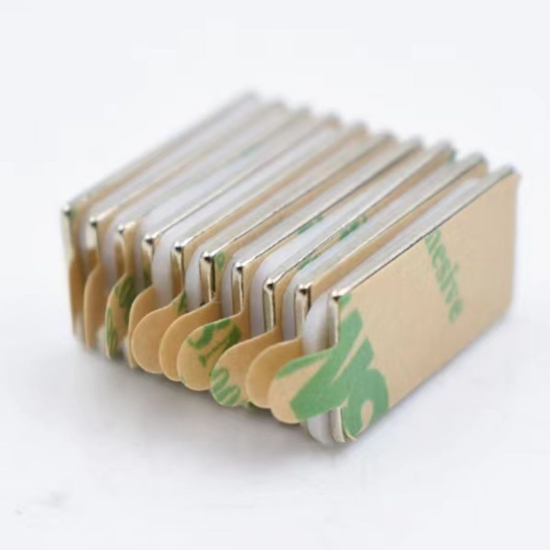 3M Self-Adhesive Rare Earth Magnets Backed Magnetic Permanent Block Round Disc N52 Super Strong Neodymium Adhesive Magnet Ndfeb 4