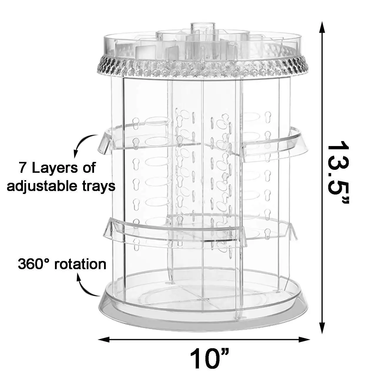 Custom Cosmetic Displays Storage Box by HQ ACRYLIC 3