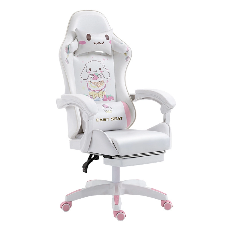 Home Bequemer Mädchen-Rosa-Büro-Computer-Drehstuhl für Spiele 1