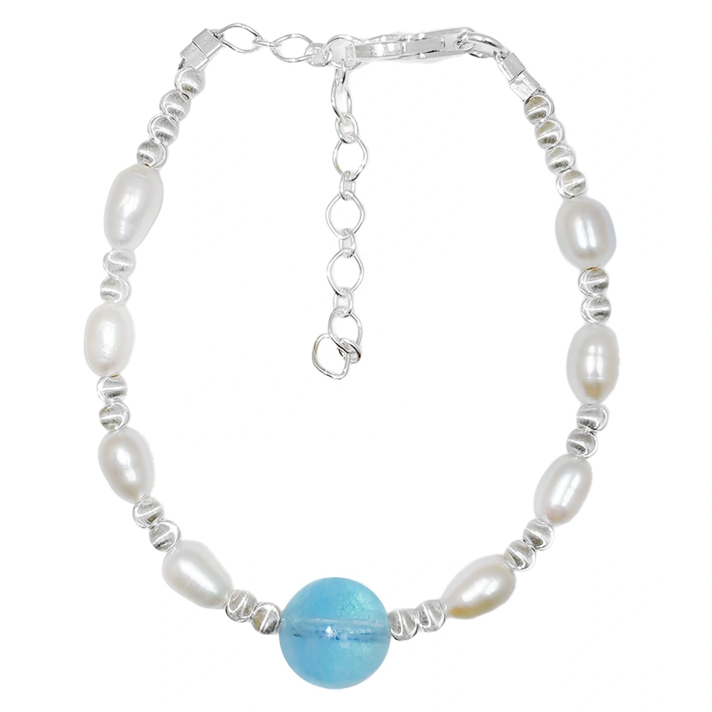 Hágæða perluarmband fyrir konur með S925 silfri viðkvæmt armband skartgripi Sérsniðin hönnun nútíma 1
