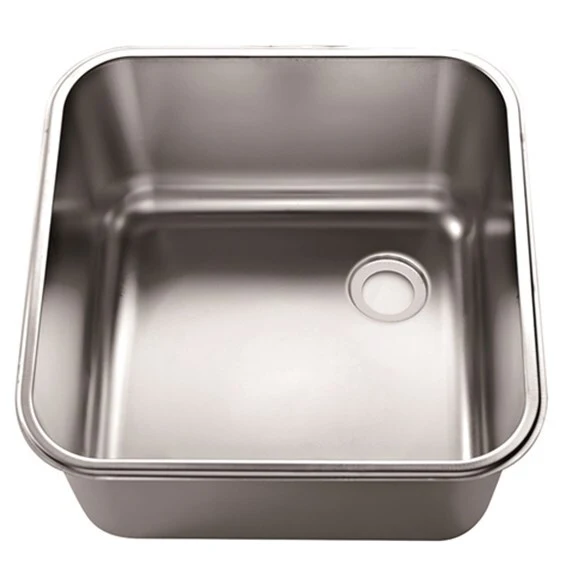Fregadero industrial de acero inoxidable 304, fregadero individual de perforación, fábrica de Guangzhou, fregadero prensado comercial saudí, equipo de cocina 1