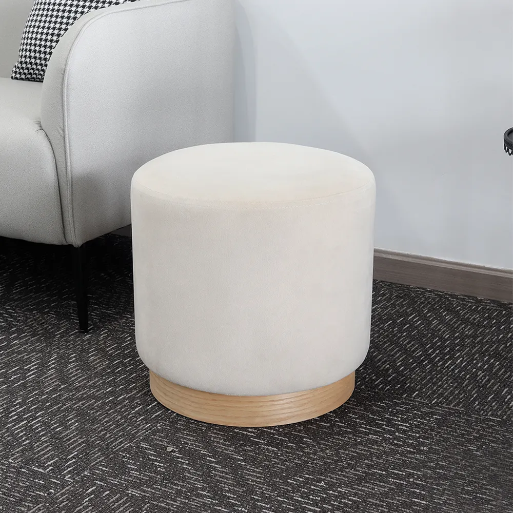Velvet Ottoman 8808 - - NEW IMAGE 4