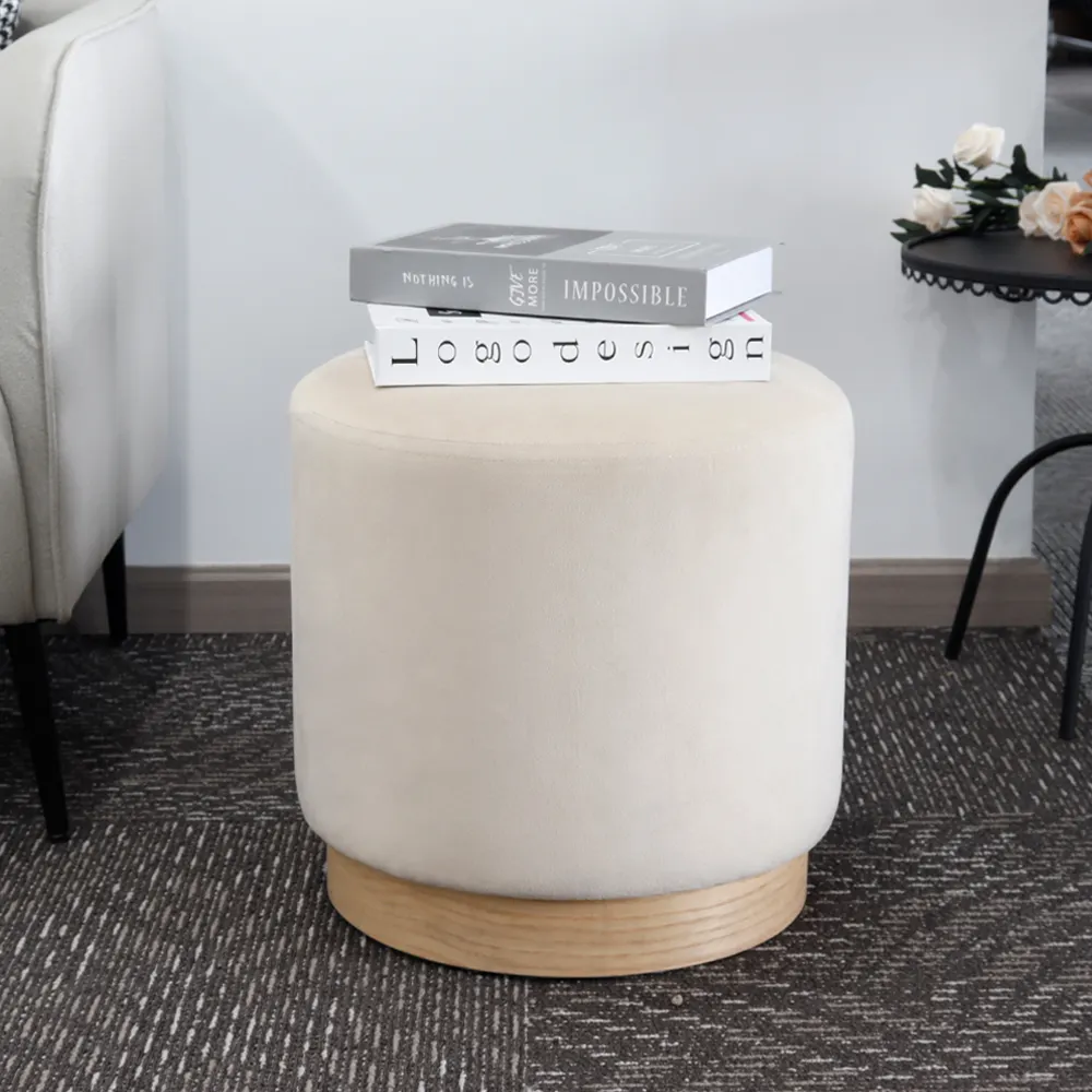 Velvet Ottoman 8808 - - NEW IMAGE 5