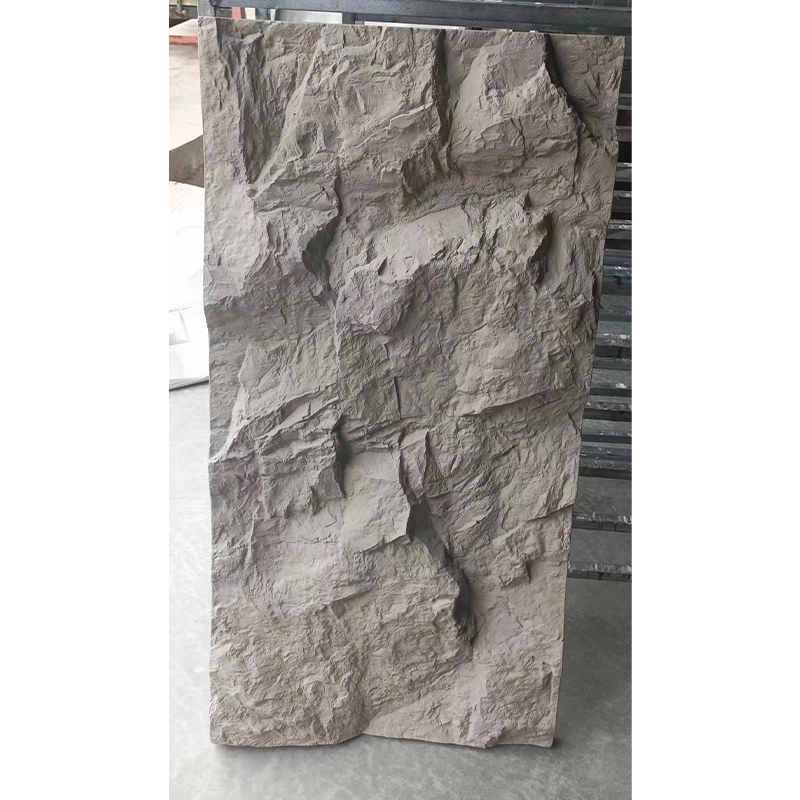 White Color Polyurethane Stone Panels Pu Foam 3d Decorative Panels Artificial Rock Panels For The Decoration Of Hotel 1