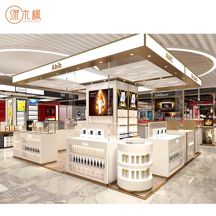 Customized Cosmetic Display Kiosk for Boutique Showcase - YMF-984 - Fashion, Modern, Luxury, etc 1