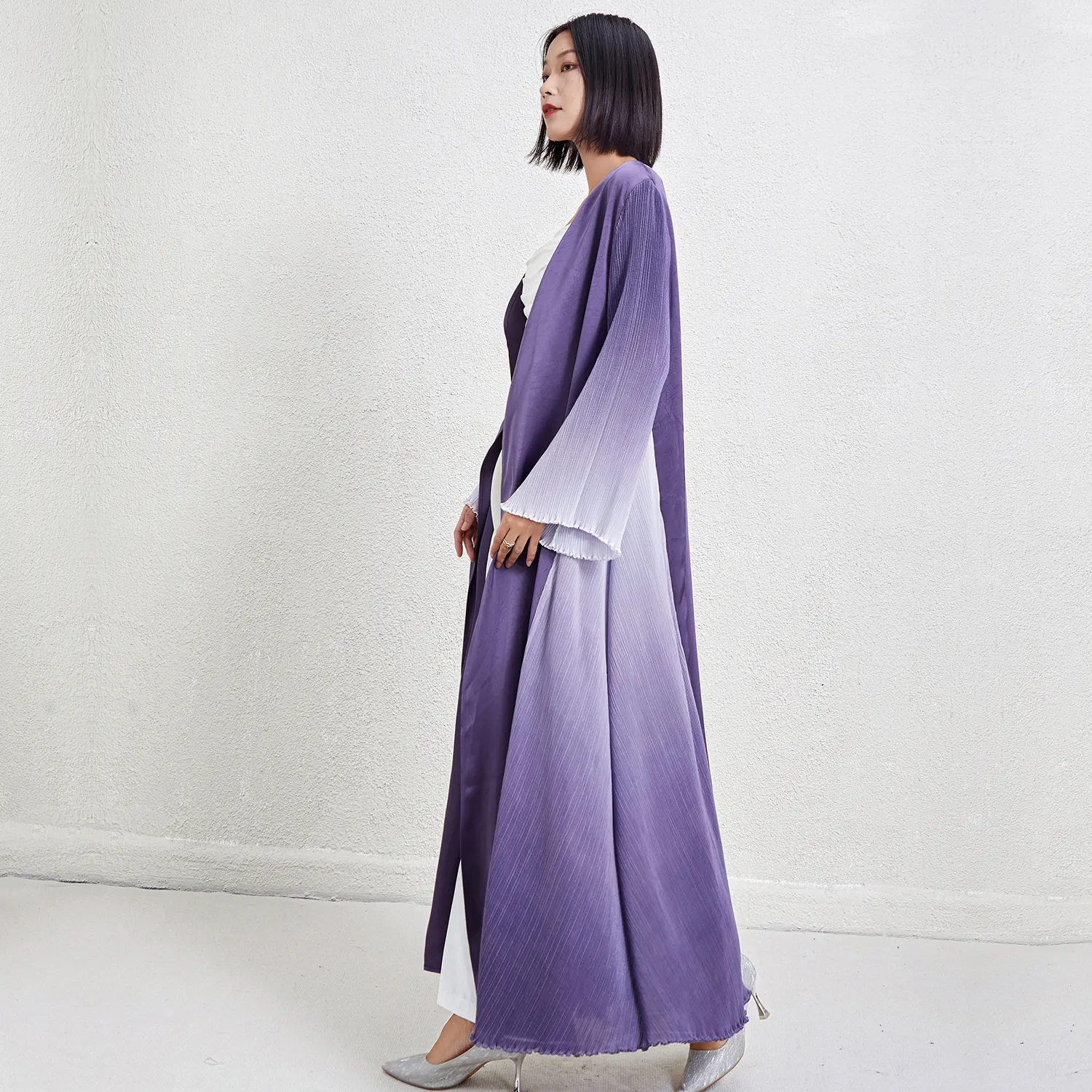 Red Pleated Gown 7-10 Working Days - - Pleats Clothing 5
