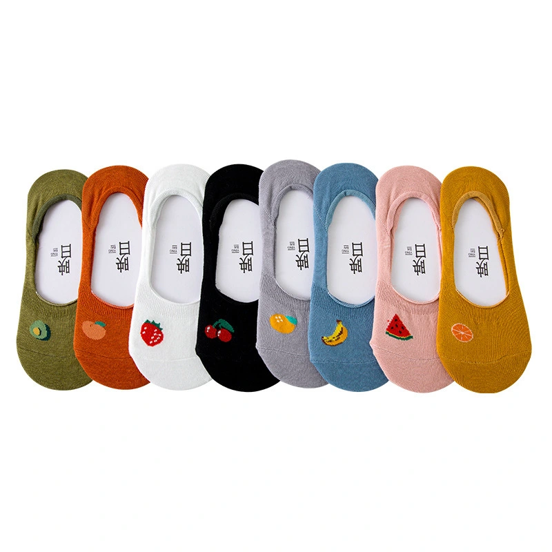 Invisible Cotton Fruit No Show Socks for Women Men Kids 1