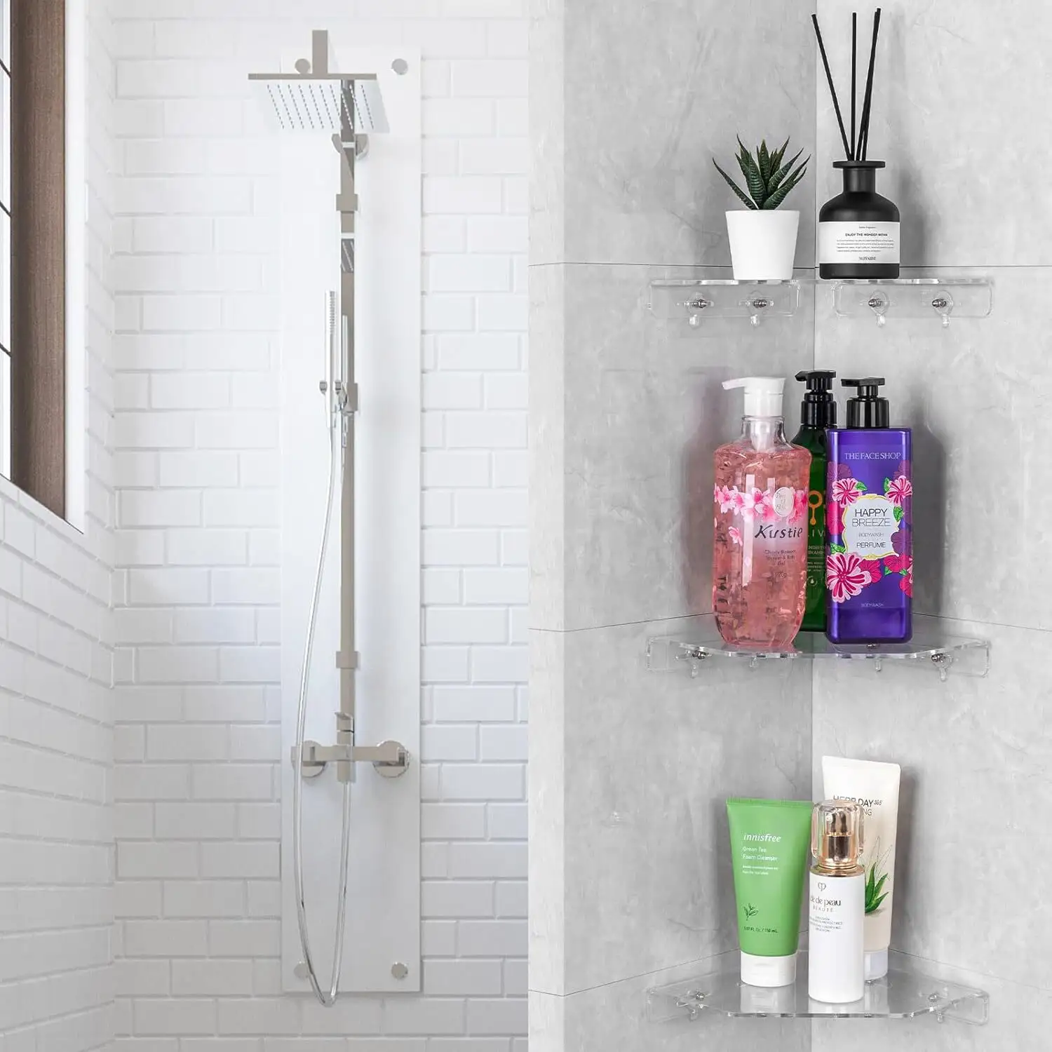 Acrylic Book Holder Acrylic Corner Floating Shelves by HQ ACRYLIC 3