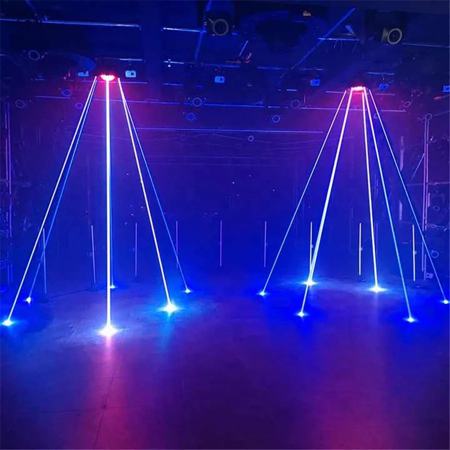 Lumière laser à tête mobile LED RVB 12 W 4