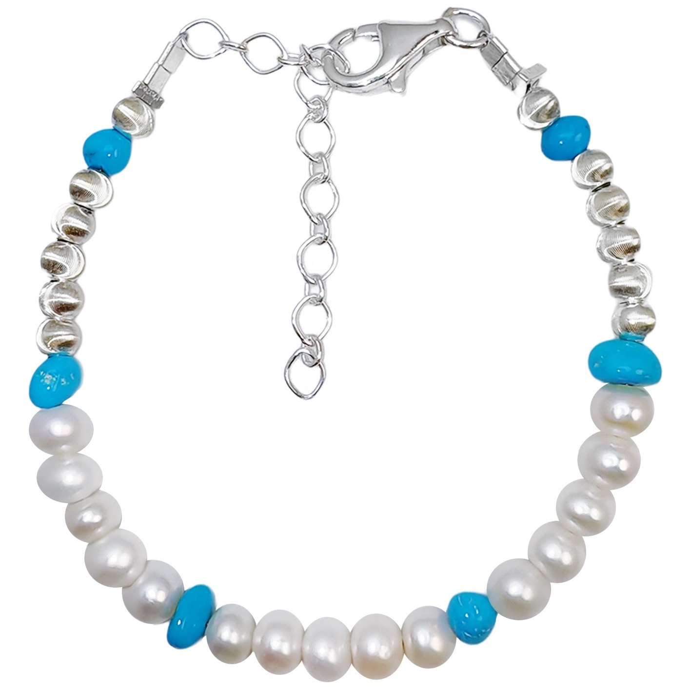 Holiday S925 Silver And Natural Pearl Turquoise Beautiful Women's Jewelry Natural Jewelry Jewelry Design 1
