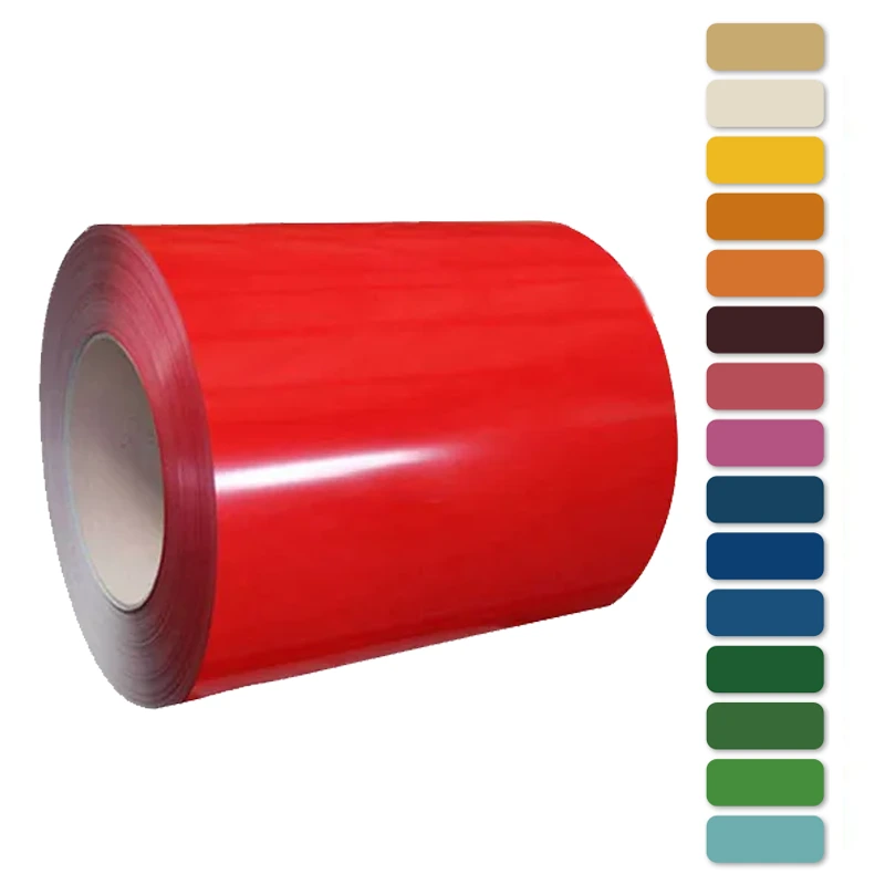 Bobina de acero laminada en frío PPGI Z100 prepintada para material de construcción 1