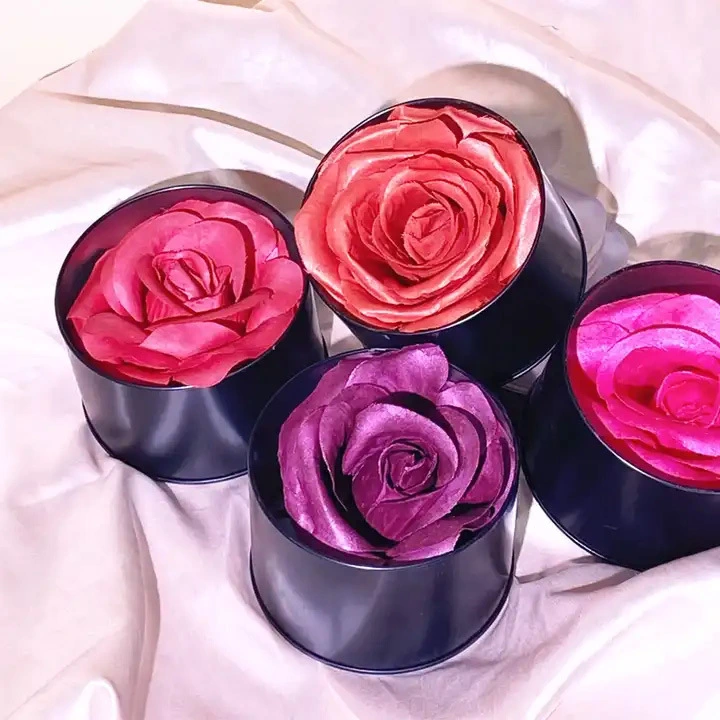 Mlm Custom Makeup Hot Sales Private Label 3d Rose Blush Rouge 4 Colors Face Highlighter Vegan Long Lasting High Pigment Blush 1
