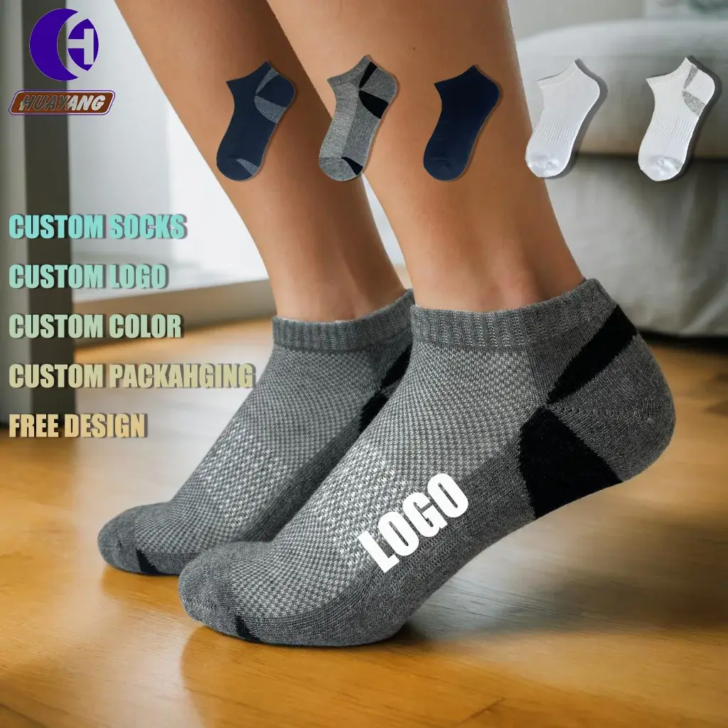 Mens Sports Socks Solid by Huayang 2