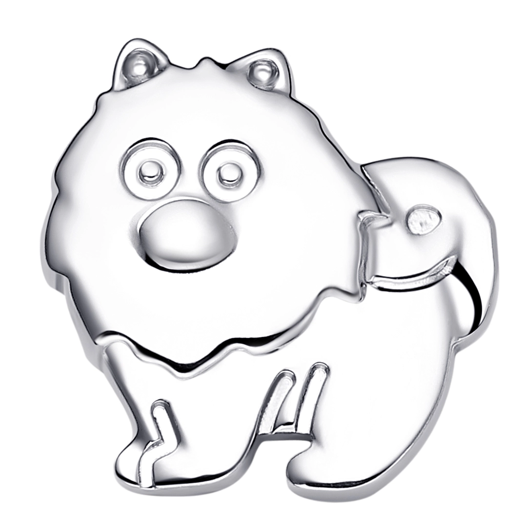 Eternal Metal Astm F136 Titanium Puppy Shape Flat Lobe Internally Threaded Labret Piercing Jewelry 1