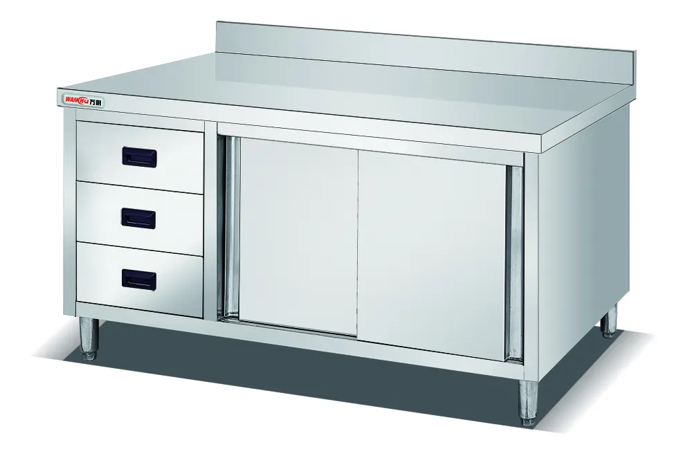Stainless Workbench with Drawers S/s Storage Cabinet by WANCHU 6