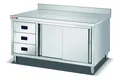 Stainless Workbench with Drawers S/s Storage Cabinet by WANCHU 6