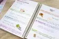 Spiral Calendar Notebook with Stickers Bookmarks-1 5
