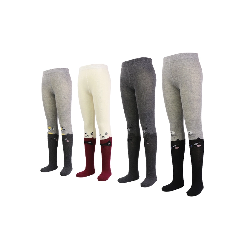 Bas tricotés pour fille d'hiver de haute qualité, collants pour enfants 1