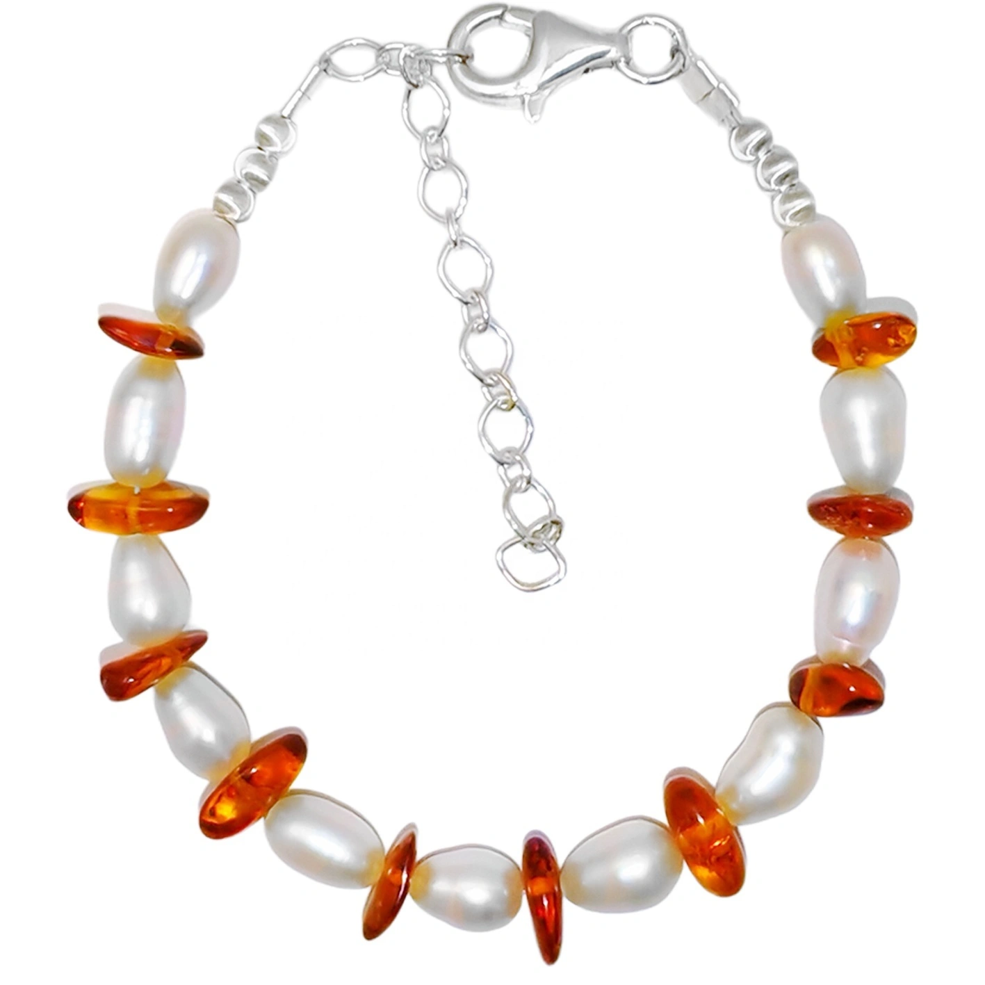 Natural Amber Fashion Jewelry Pearl Bracelet Hot Selling Simple And Generous Modern Style 1