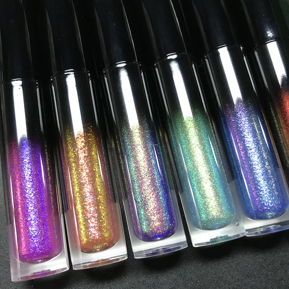 Mlm Custom Makeup Waterproof High Pigment Vegan Cruelty Free Chameleon Liquid Shimmer Glitter Lip Gloss 1