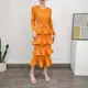 Gold Pleated Gown Women's Clothing Manufacturers by Pleats Clothing 2