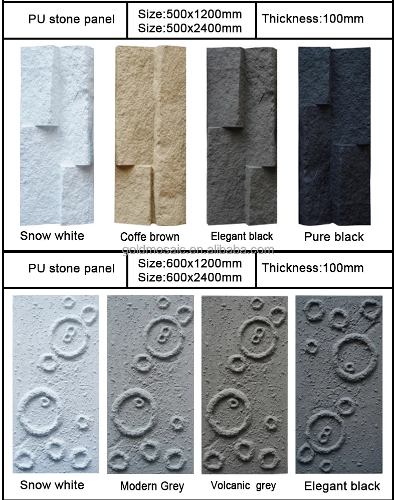 Faux Stone Polyurethane Panels Polyurethane - - JINYUAN 7