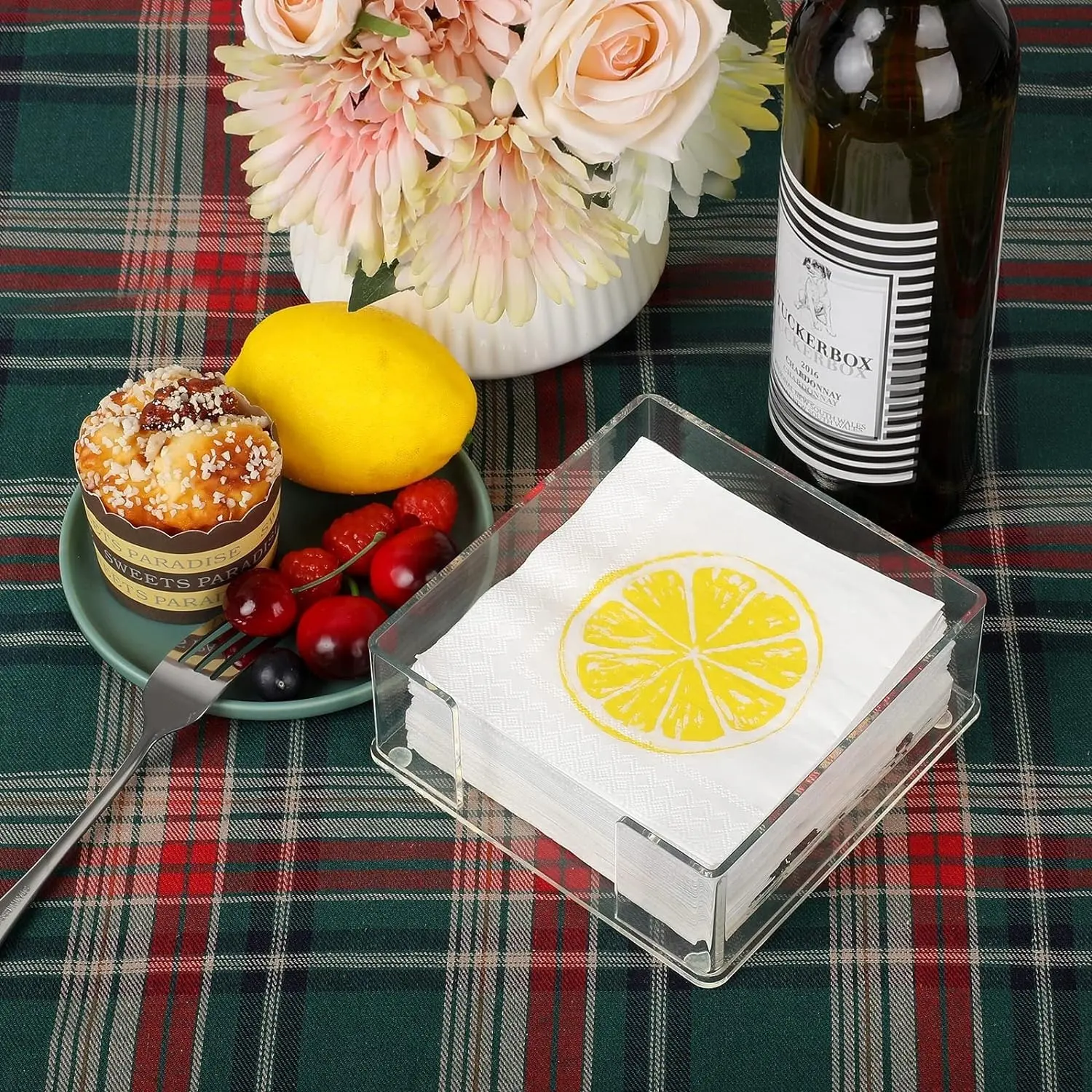 Acrylic Tissue Dispenser Eco-Friendly.Safety.Durable by HQ ACRYLIC 2