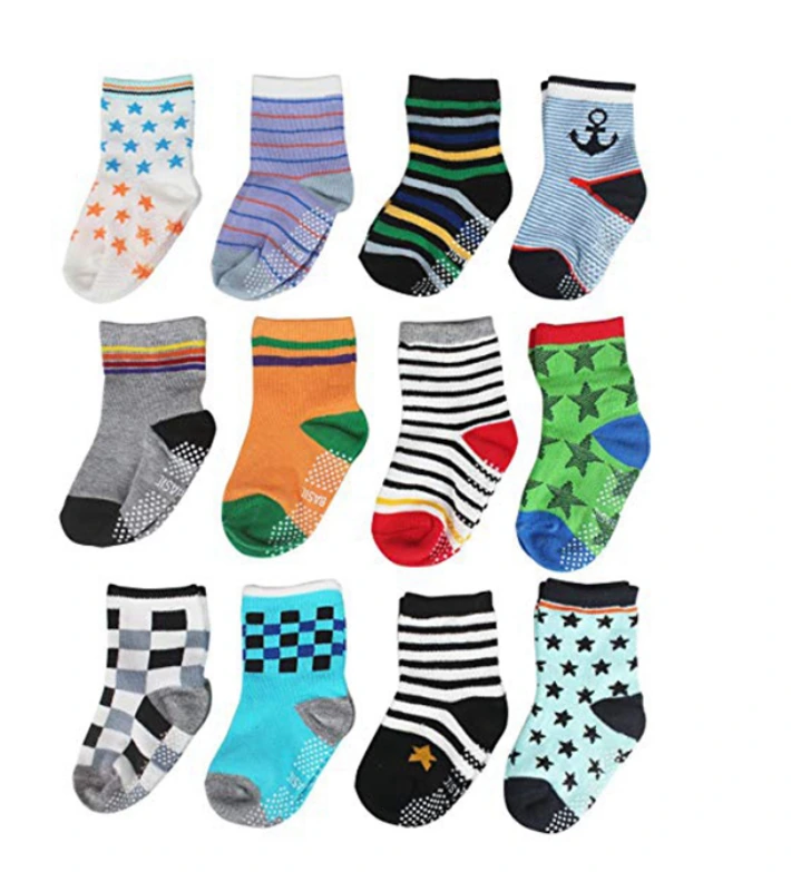 Boys' Cotton Socks with Cars and Stars Pattern - High Quality Custom Order 1