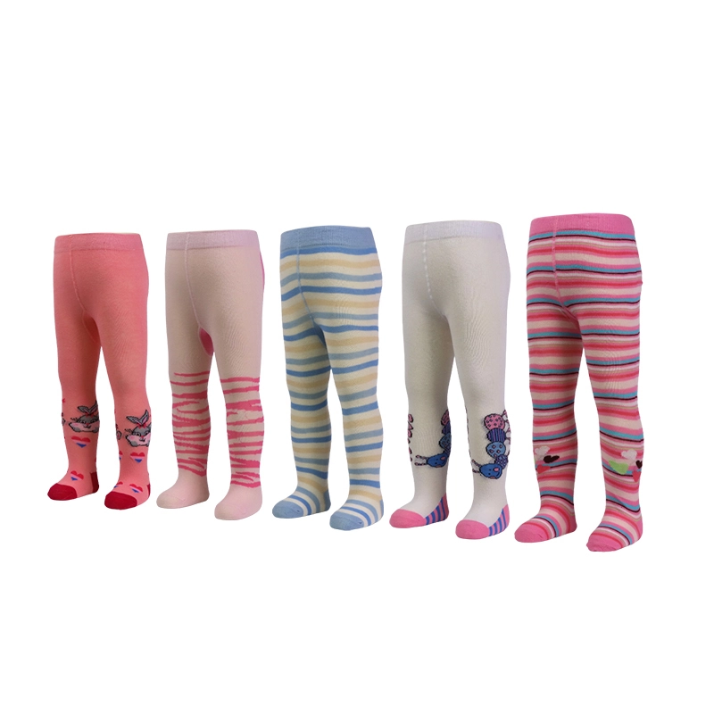 Medias de pantimedias de bebé de algodón de colores suaves en tamaños personalizados 1