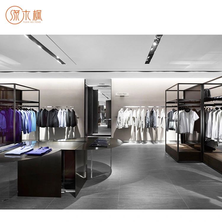 Custom Metal Clothing Display Showcase for Sale - YMF-281 - Fashion, Modern, Luxury, etc 1