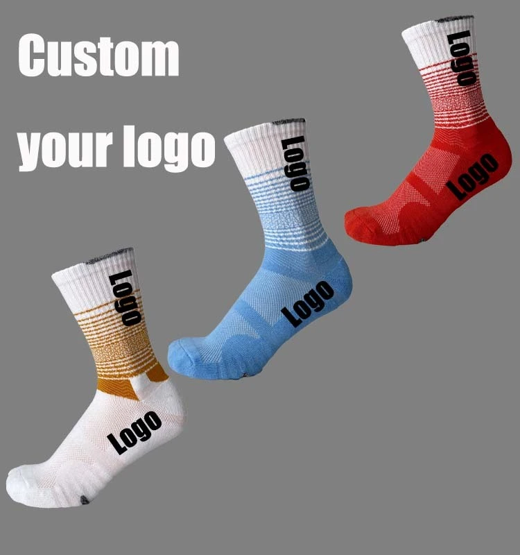 Custom Logo Athletic Socks for Children and Adults - High Quality Gym Socks 1