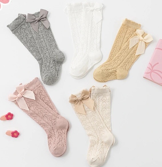 Custom Brand Knee High Baby Summer Socks 1
