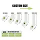 Mens Black Sports Socks Regular - - Huayang 5